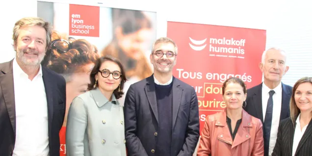 emlyon et Malakoff Humanis lancent la chaire « Santé mentale des dirigeants de PME et TPE »