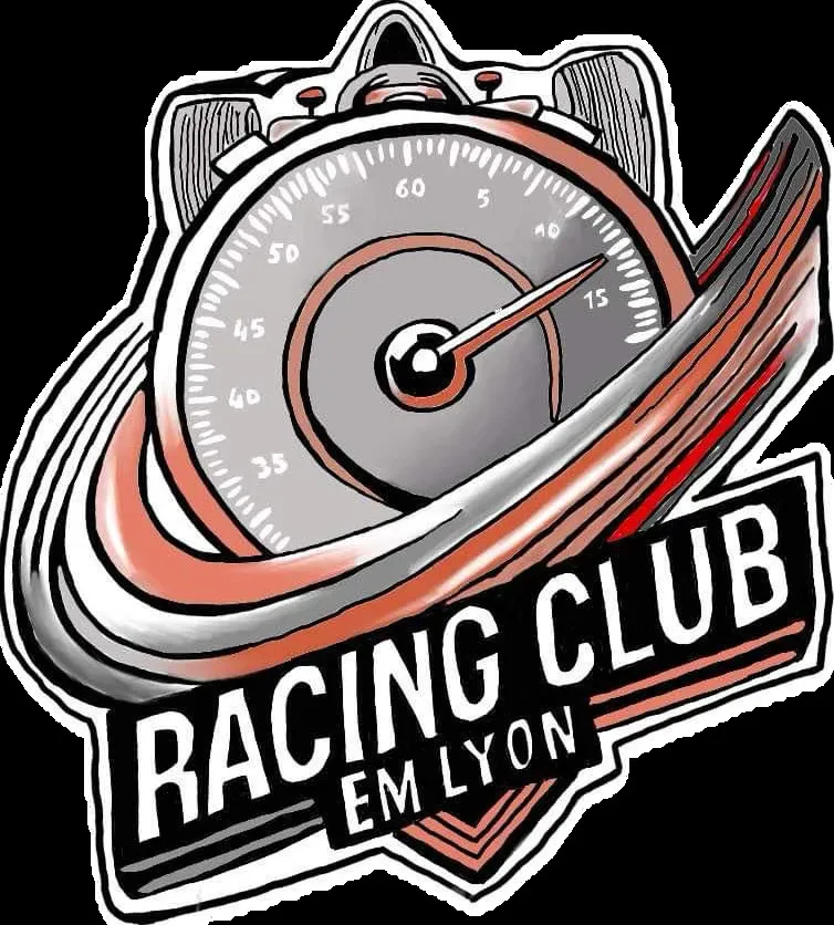Le logo de l'association étudiante Racing Club- emlyon