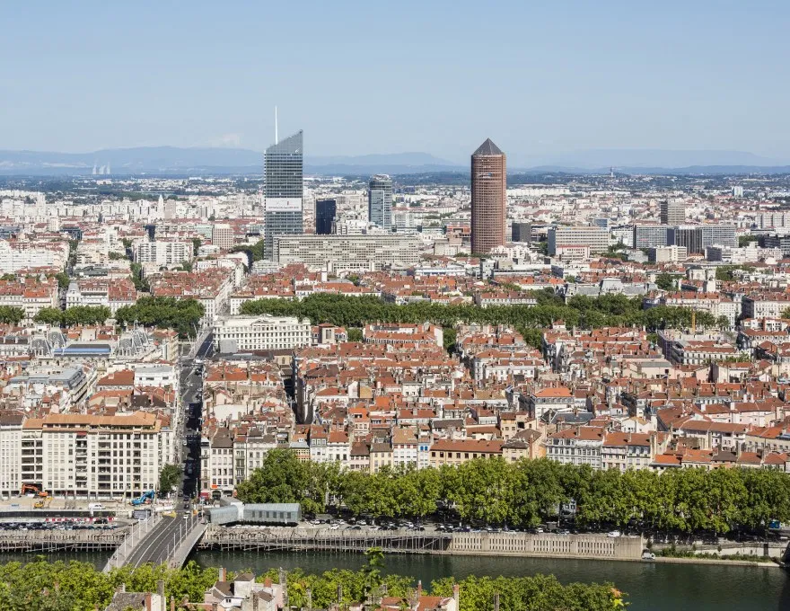 The city of Lyon The city of Lyon